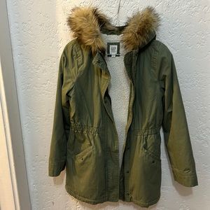 Gap kids green army jacket